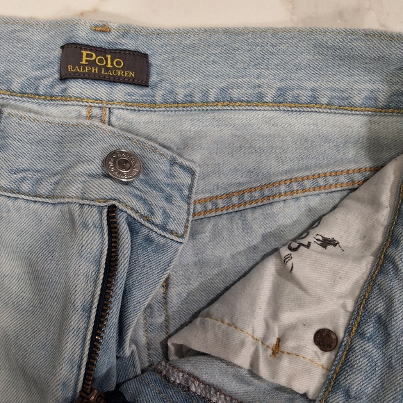 Polo Ralph Lauren~Womens Avery Boyfriend Patchwork Jeans~Light Wash Denim~25 - Picture 3 of 11